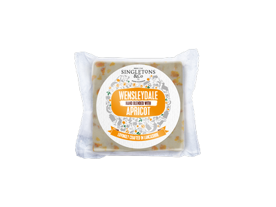 Sūris Wensleydale SINGLETONS & CO, su abrikosais, 200g