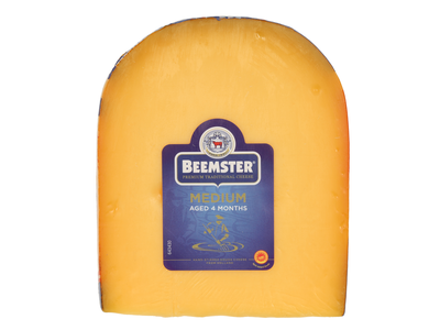 Puskietis sūris BEEMSTER, Medium, PDO, brandintas 4 mėnesius., 48% RSM, 250g