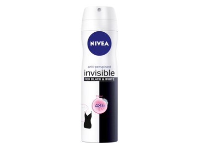 Purškiamas dezodorantas NIVEA Black & White Clear, moterims, 150 ml