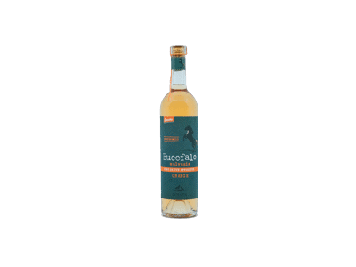 Ekologiškas oranžinis pusiau sausas vynas BUCEFALO MALVASIA, 750 ml