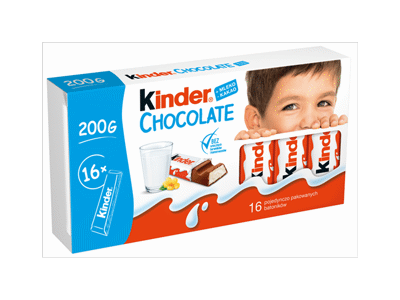 Šokoladas KINDER, 200 g
