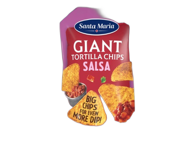 Kukurūzų traškučiai SANTA MARIA, salsos skonio, 160g