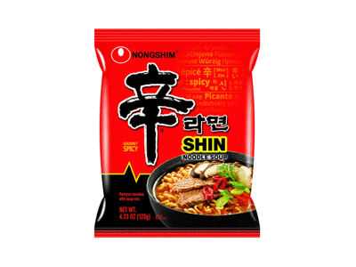 Greitai paruošiami makaronai NONGSHIM SHIN RAMYUN, 120 g