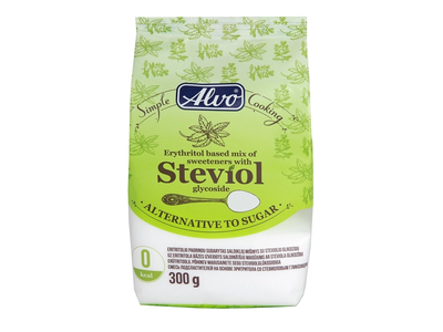 Saldiklių mišinys ALVO STEVIA, 300 g