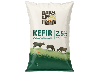 Kefyras DAILY LIFE, 2,5% rieb., maiš., 1kg