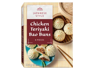 VITASIA Bao bandelės su Teriyaki vištiena