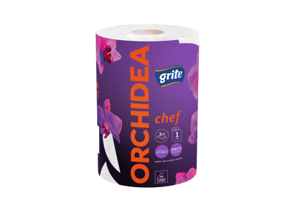 Popieriniai rankšluosčiai GRITE ORCHIDEA (3 sluoksnių), 1 vnt.