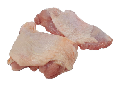 Atvėsinta viščiukų broilerių kulšelių mėsa be kaulo, su oda, ~10 kg