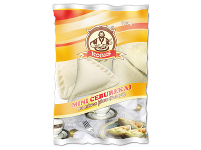 MINI čeburekai su mėsos įdaru, 12-13 vnt., 780 g