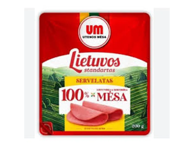 Karštai rūkytas servelatas LIETUVOS STANDARTAS, a. r., 200 g