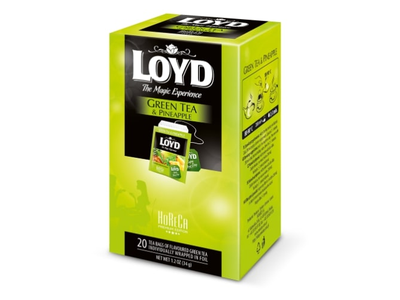 Žalioji arbata LOYD HORECA Pineapple , 20 x 1,7g