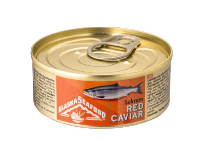 Raudonųjų lašišų ikrai ALASKA SEAFOOD, 95 g