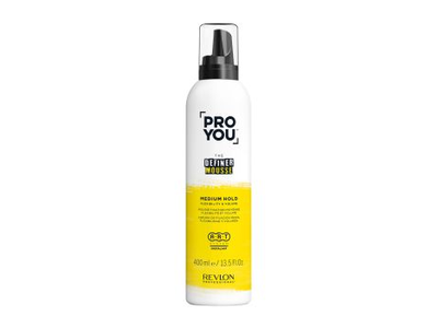 REVLON PRO YOU THE DEFINER MEDIUM HOLD plaukų putos, 400 ml