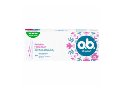 Higieniniai tamponai O.B. ORIGINAL SUPER PLUS, 16 vnt.