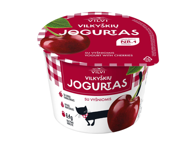 Jogurtas VILKYŠKIŲ su vyš.3,6 % rieb. 200 g