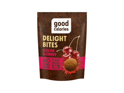 Datulių užkandis su vyšniomis ir kakava GOOD CALORIES, 58 g