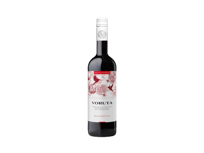 Nealkoholinis raudonasis pusiau saldus granatų vynas VORUTA, 750 ml