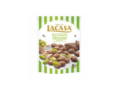 Migdolai pieniniame šokolade LACASA, 100 g