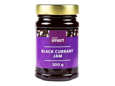 Juodųjų serbentų uogienė RIMI SMART, 300 g