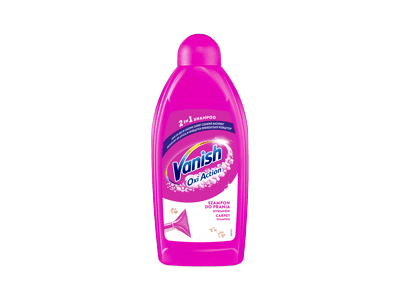 Kilimų šampūnas VANISH, gaivaus brizo kvapo, skirtas valyti mechaniniu ir rankiniu būdu, 500 ml