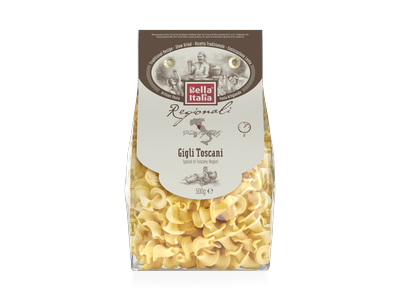 Kietagrūdžiai makaronai BELLA ITALIA, Gigli Toscani, 500 g