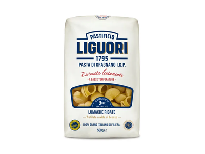 Kietagrūdžiai makaronai LIGUORI, Lumanche rigate, Nr. 34, 500 g