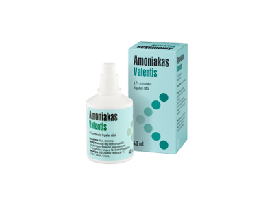 VALENTIS amoniako tirpalas odai 6%, 40 ml