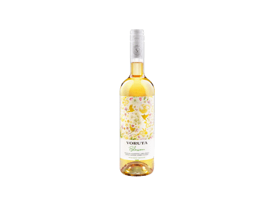 Baltasis pusiau sausas vaisių vyno gėrimas VORUTA BLOSSOM, 750 ml