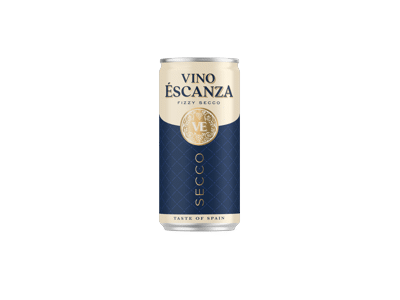 Gazuotas aromatizuotas vyno gėrimas VINO ESCANZA SECCO 8,5%, 200 ml