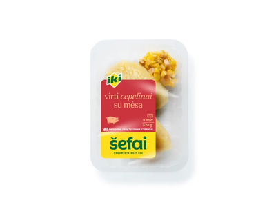 Virti cepelinai su mėsa IKI ŠEFAI, 320 g