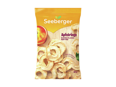 Džiovinti obuolių žiedai SEEBERGER, 80 g
