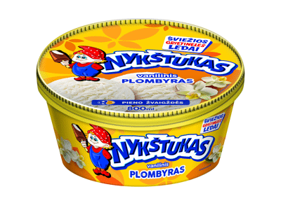 Vanilinis plombyras NYKŠTUKAS, 400 g