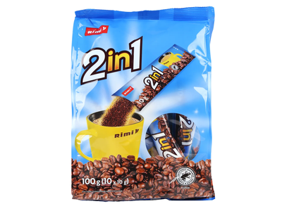 Tirpios kavos gėrimas RIMI 2 in 1, 10 x 10 g