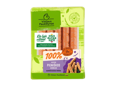 Virtos pieniškos dešrelės, 250 g
