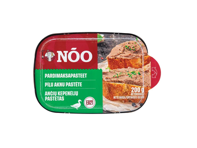 Ančių kepenėlių paštetas NOO.I r., 200 g