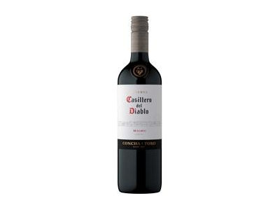 Raudonasis sausas vynas CASILLERO DEL DIABLO MALBE, 750 ml