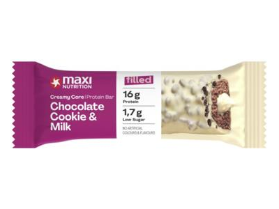 Baltyminis batonėlis MAXI NUTRITION su sausainių gabaliukais, 45 g