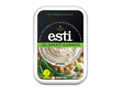 Humusas ESTI, su chalapos paprika, 150 g