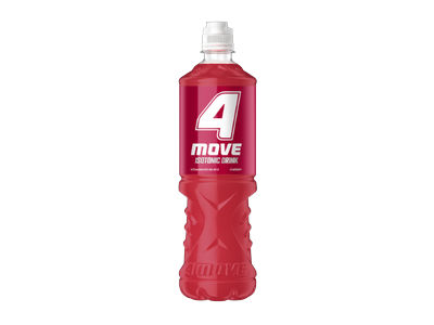 Izotoninis gėrimas 4 MOVE vyšnių skonio, 750 ml