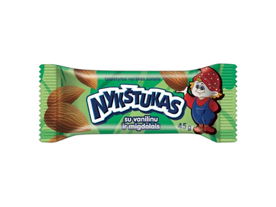 ** Nykštukas su vanile ir kepintais migdolais, 45 g