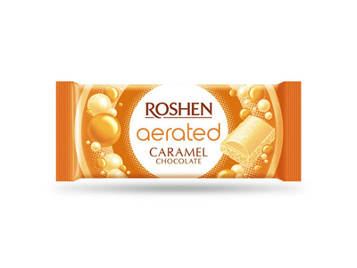 Akytasis karamelinis baltasis šokoladas ROSHEN, 80g
