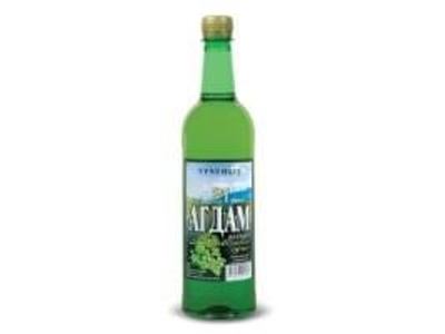 Pusiau sausas baltas aromatizuotas vynas AGDAM (21%), 0,75 l