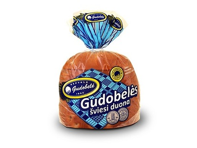 GUDOBELĖS šviesi duona, 340 g