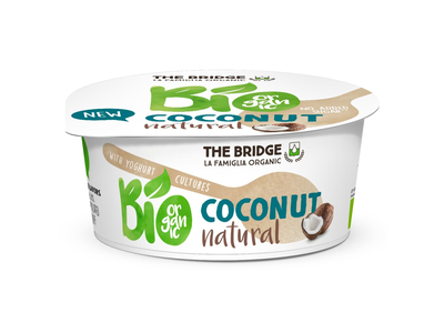 Ekol. ferm. kokosų produktas THE BRIDGE, 125g