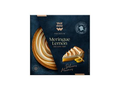 Šaldyta citrininė morenginė tartaletė WELL DONE PREMIUM, 480 g