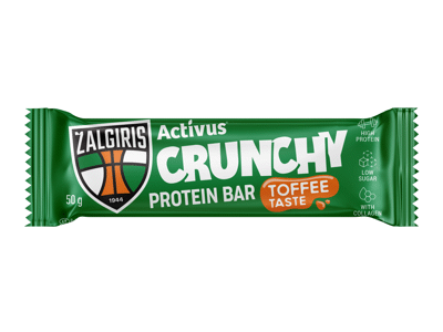 Baltyminis batonėlis ACTIVUS - ŽALGIRIS irisų skonio, 50 g