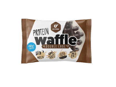 Baltyminis vaflis GO FITNESS DOUBLE CHOCOLATE, 50 g
