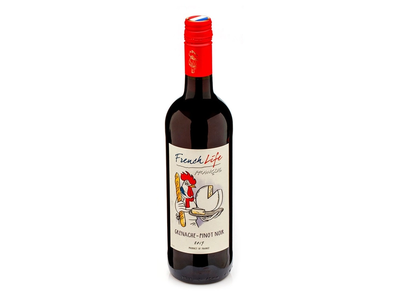 Sausas raudonas vynas FRENCH LIFE (12,5%), 0,75 l