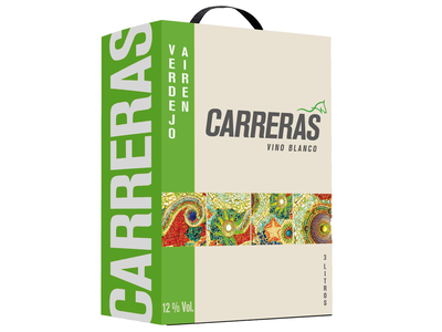 Balt. vynas CARRERAS VERDEJO-AIREN, 12%, 3l
