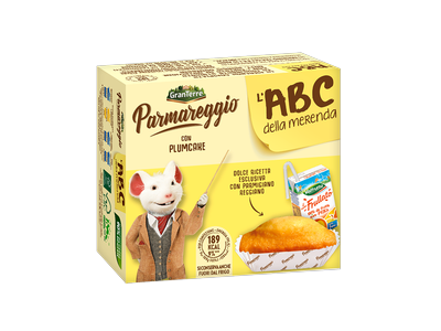 Užkandis PARMAREGGIO, pyragas ir persikų sultys,160g